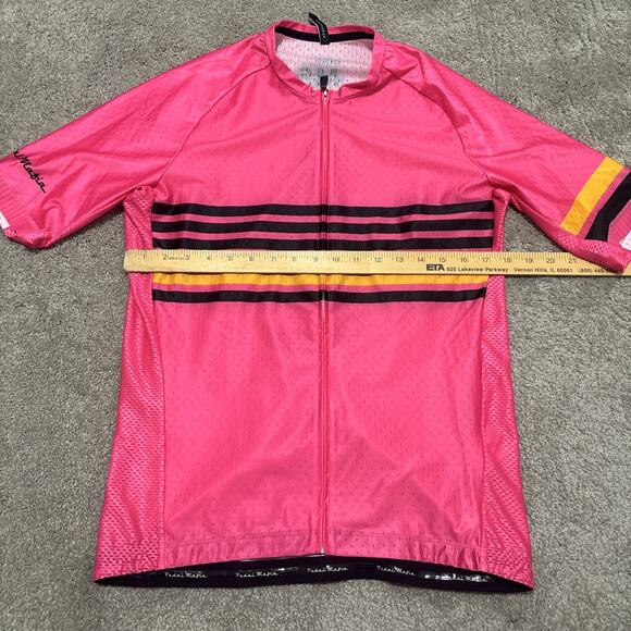 Pedal Mafia Jersey Pink Size XXL Cycling Jersey Full Zip - Picture 3 of 6